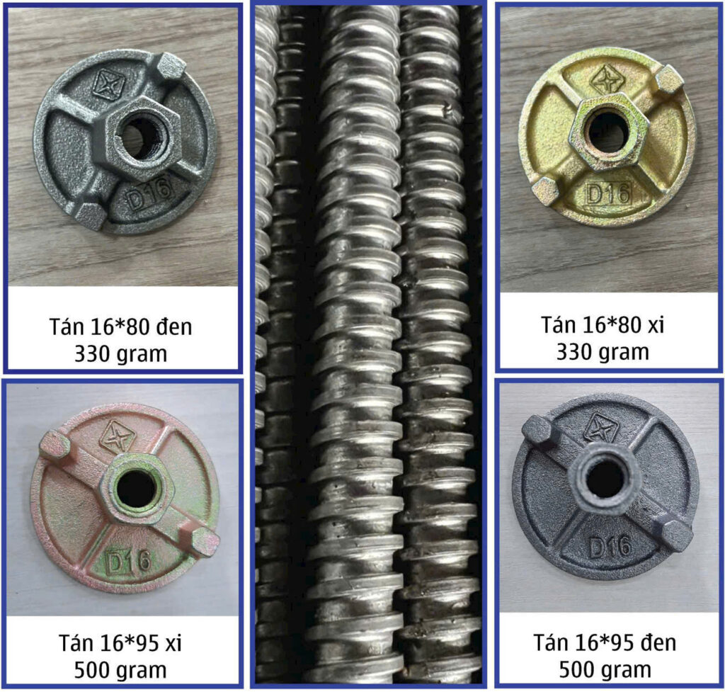 Giá ty ren bát chuồn Tại TPHCM– Bảng giá D12, D16, D17 ty ren bat chuon gia